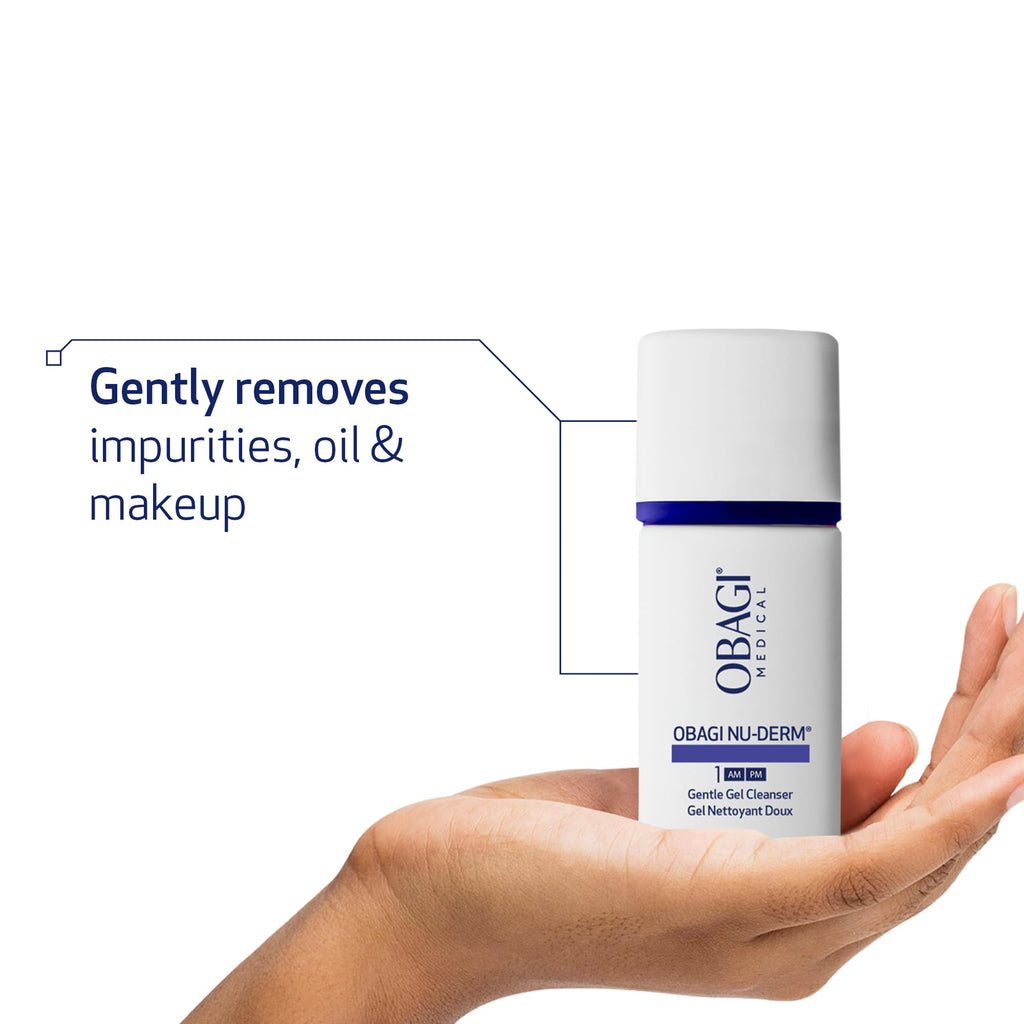 Obagi Nu-Derm Gentle Cleanser – Travel-Size Cleanser for Normal to Dry & Sensitive Skin | 2 oz