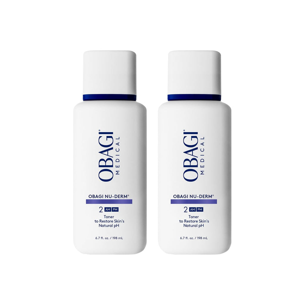 Obagi Nu-Derm Toner – Alcohol-Free Balancing Toner with Witch Hazel & Aloe Vera | 2 x 6.7 oz