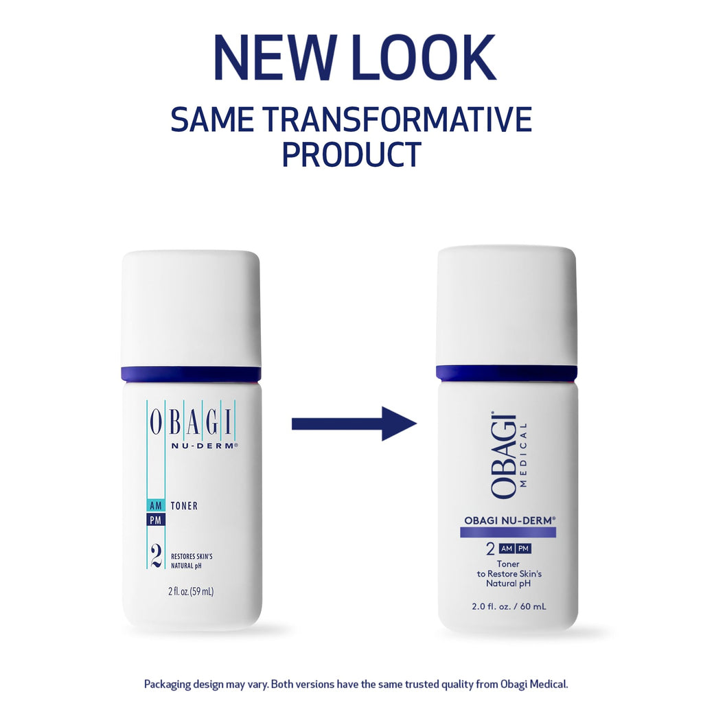 Obagi Nu-Derm Toner – Alcohol-Free Balancing Toner with Witch Hazel & Aloe, 2 oz Travel Size