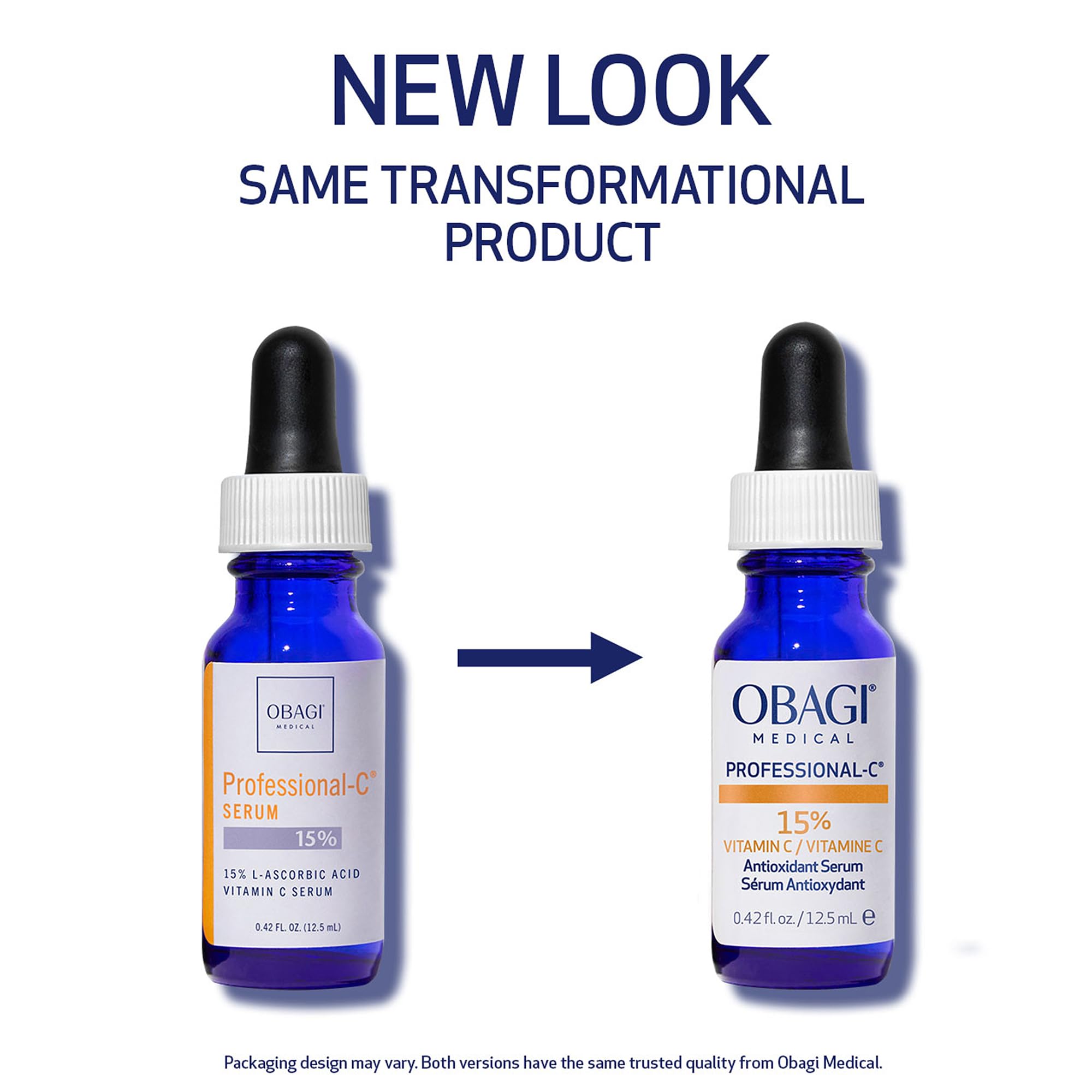 Obagi Medical Professional-C 15% Vitamin C Serum – Brighten Skin Tone & Minimize Fine Lines – 0.42 oz