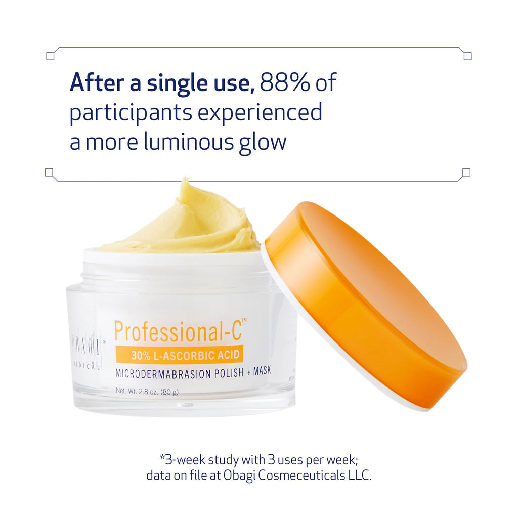 Obagi Professional-C Microdermabrasion Polish + Mask – Exfoliating Vitamin C Face Mask, 2.8 oz