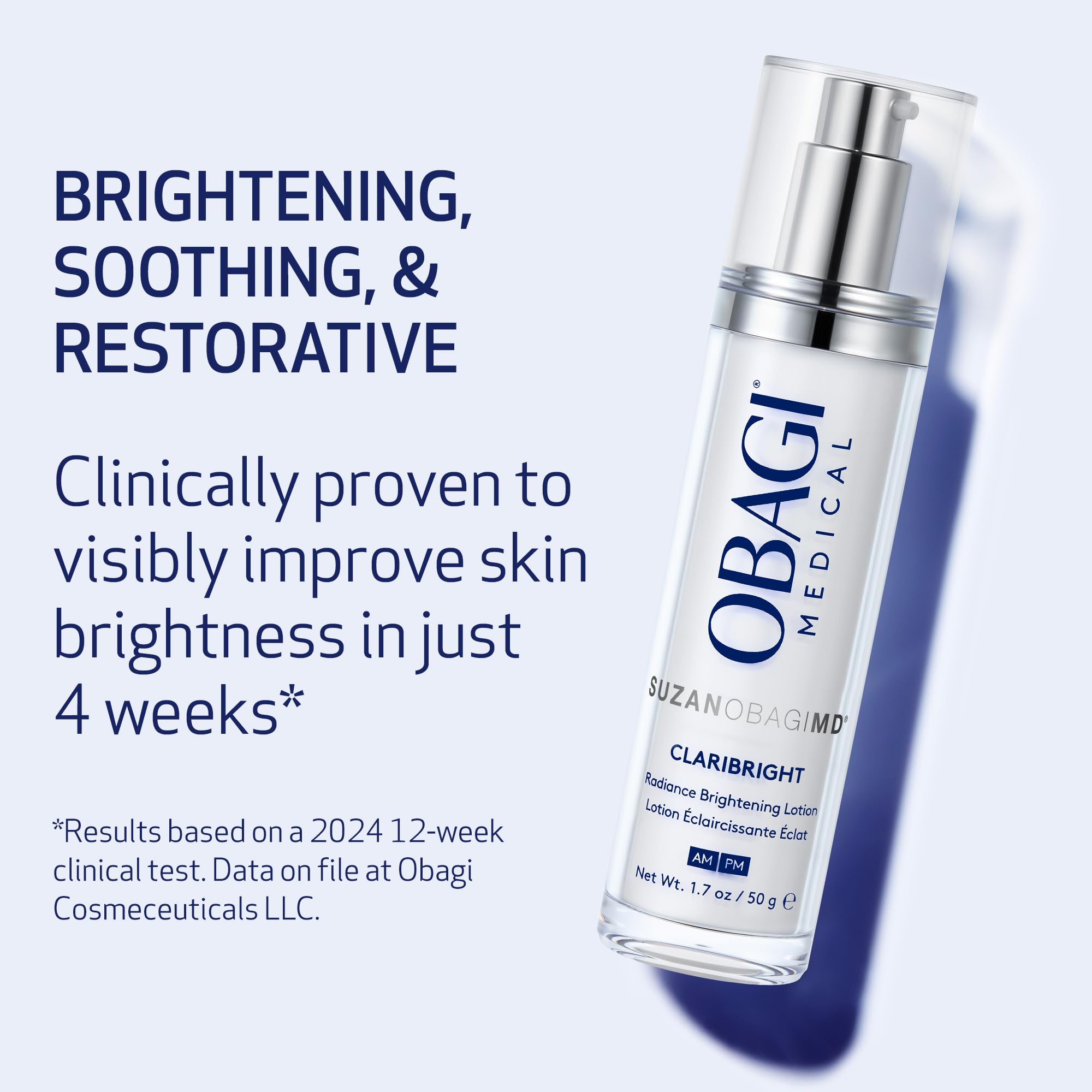SUZANOBAGIMD Claribright Brightening Lotion – Reduces Dark Spots & Redness, Supports Cell Turnover, Safe for Sensitive Skin – 1.7 oz