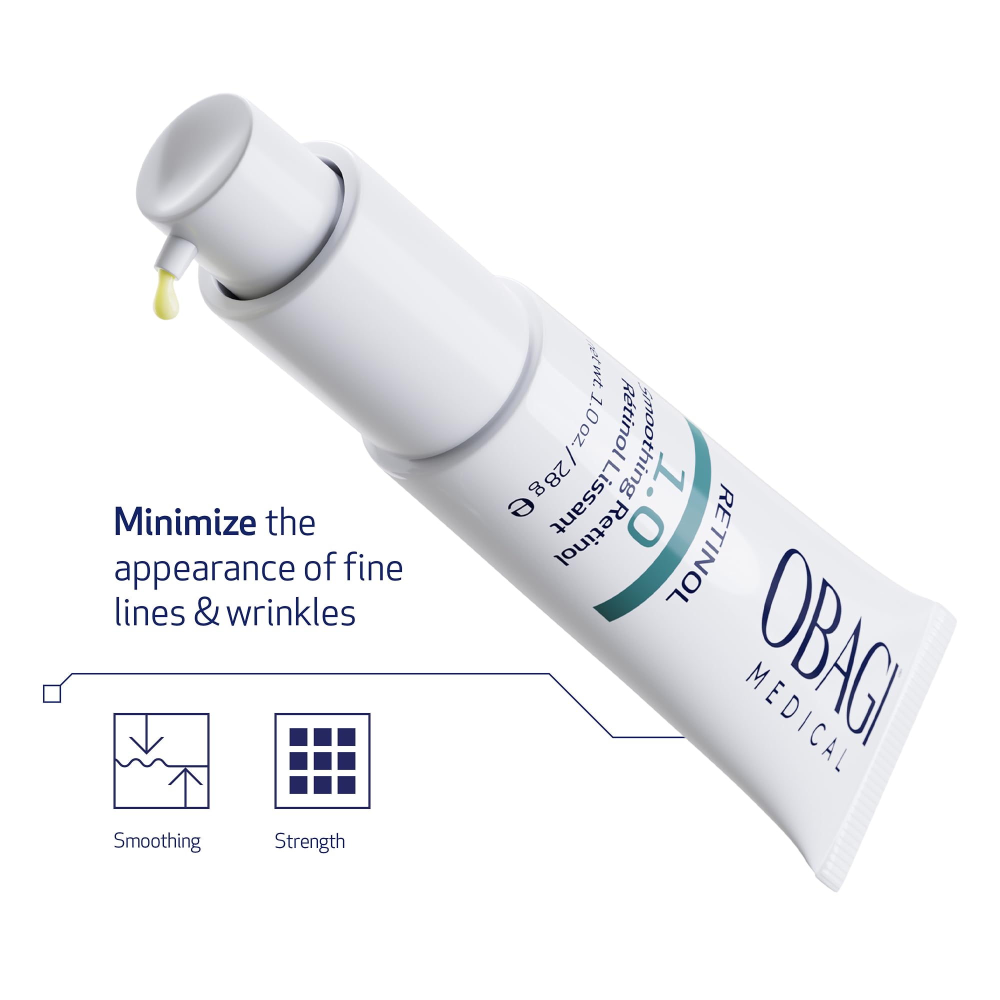 Obagi360 Retinol 1.0 Cream – High-Concentration Retinol for Smoother Skin, Minimal Irritation | 1 oz