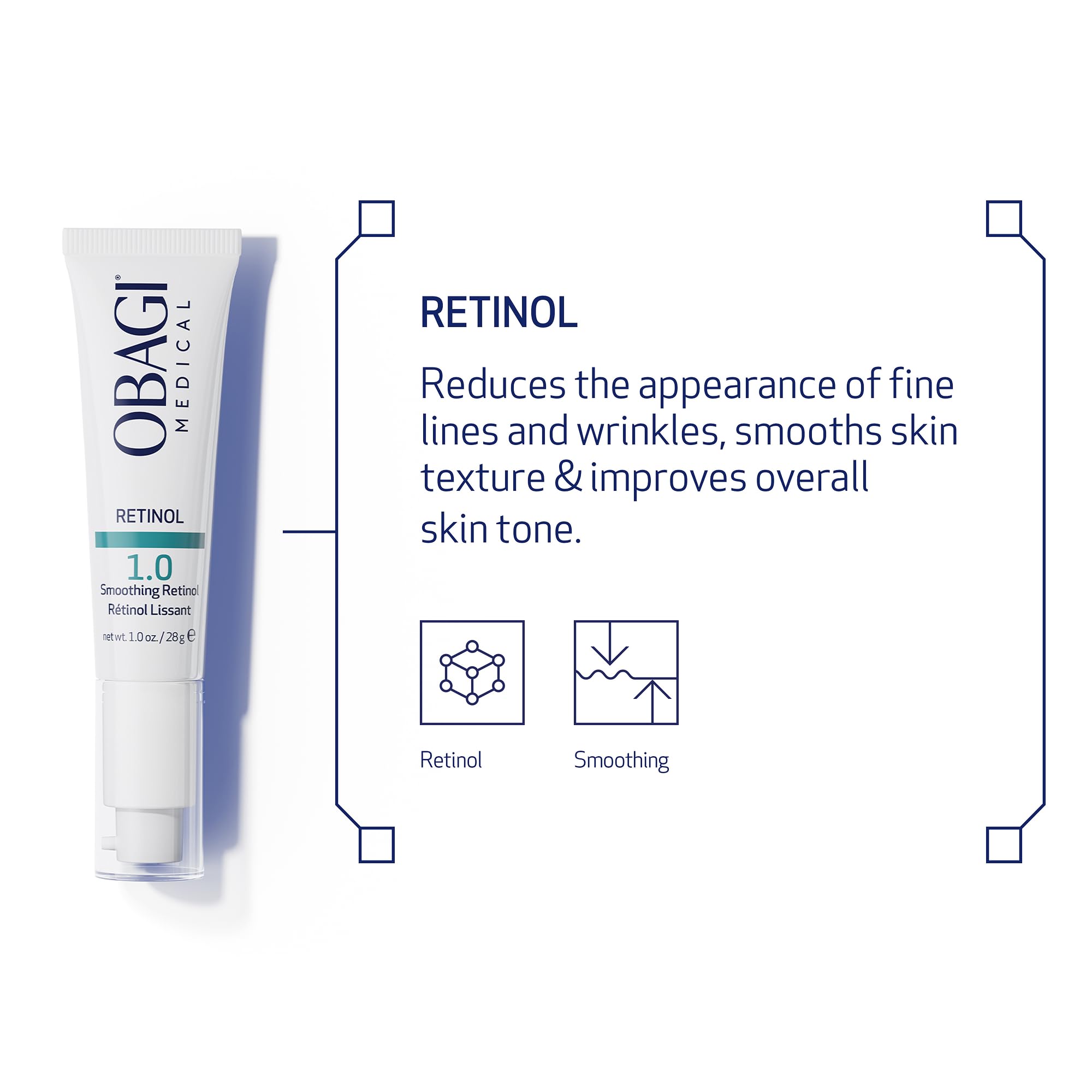 Obagi360 Retinol 1.0 Cream – High-Concentration Retinol for Smoother Skin, Minimal Irritation | 1 oz