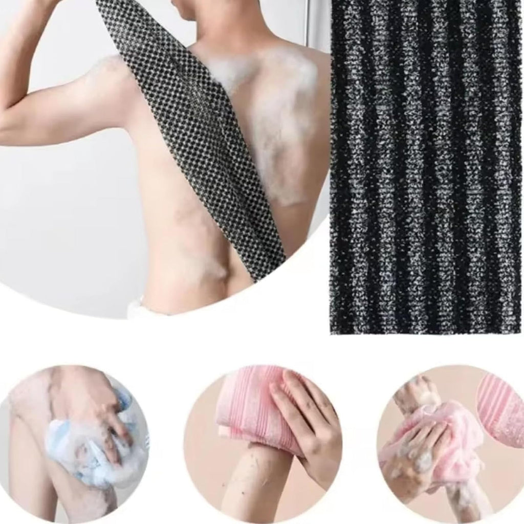 Obemary Blissal Exfoliating Shower Towel – 2 Pack, 48-Inch Deep Exfoliation