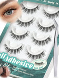 Obeyalash Self Adhesive Eyelashes – Natural Look, 10mm, Waterproof & Quick Apply