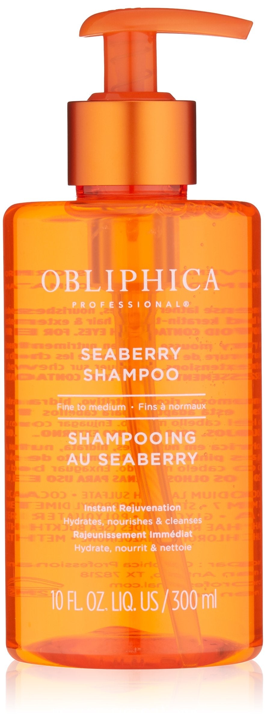 Obliphica Professional Seaberry Shampoo for Fine to Medium Hair – 10 Fl Oz