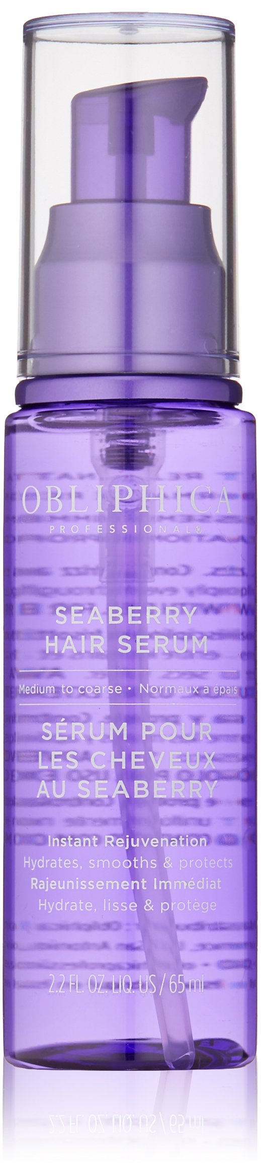 Obliphica Seaberry Leave-In Hair Serum for Medium & Coarse Hair – Frizz Control & Nourishment | Obliphica Professional