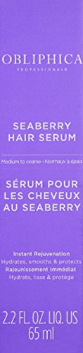 Obliphica Seaberry Leave-In Hair Serum for Medium & Coarse Hair – Frizz Control & Nourishment | Obliphica Professional
