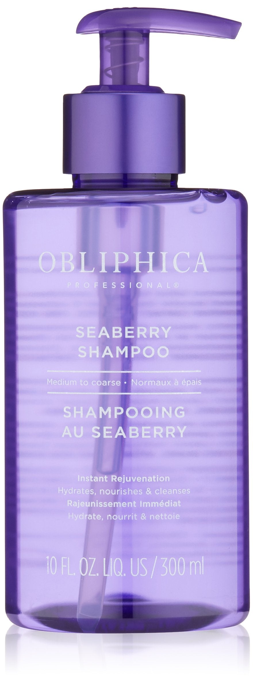 Obliphica Seaberry Shampoo for Medium to Coarse Hair - Frizz Control & Nourishment
