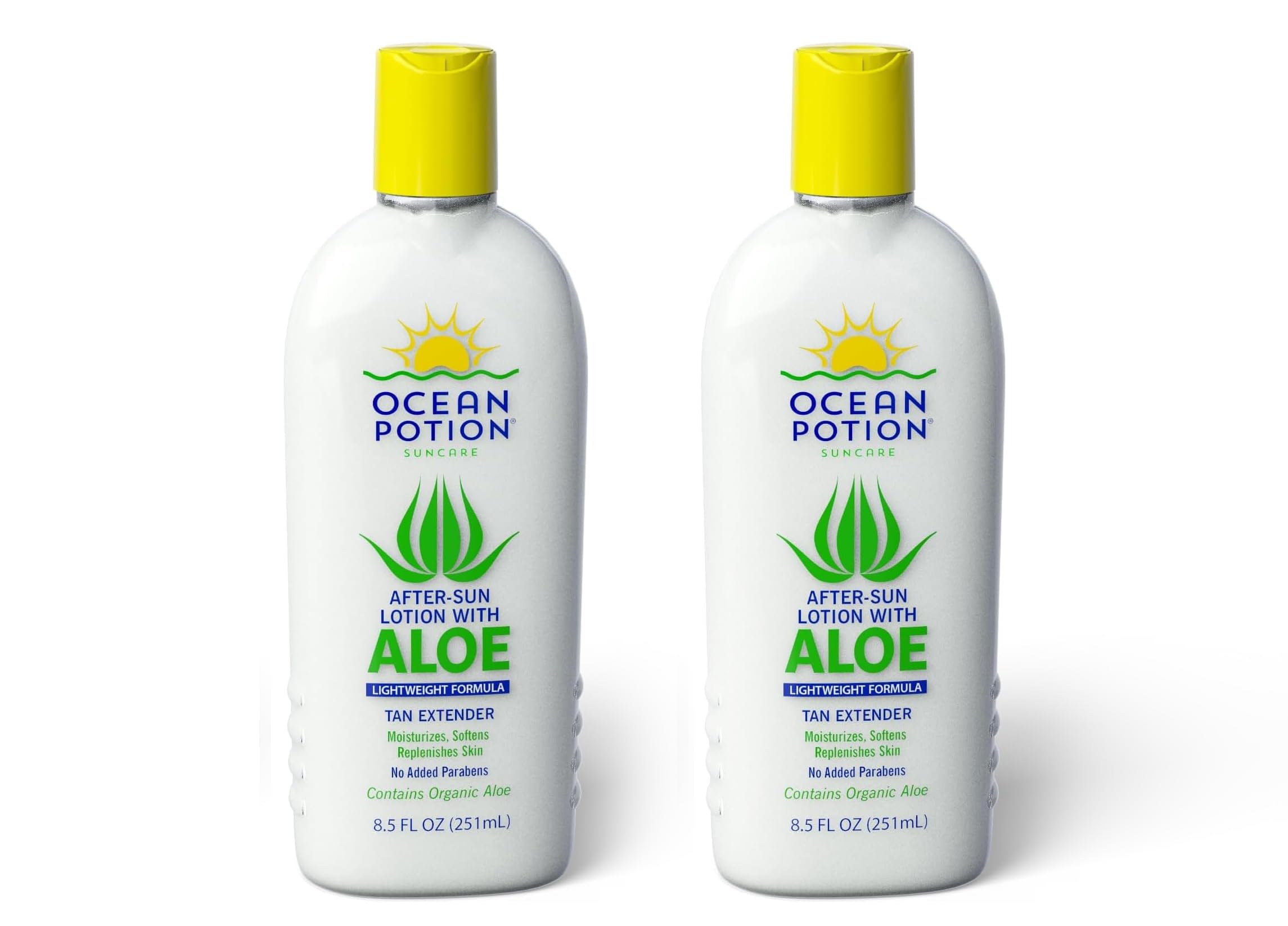 Ocean Potion Moisturizing After Sun Lotion — 8.5oz Pack of 2 | Lightweight Hydration