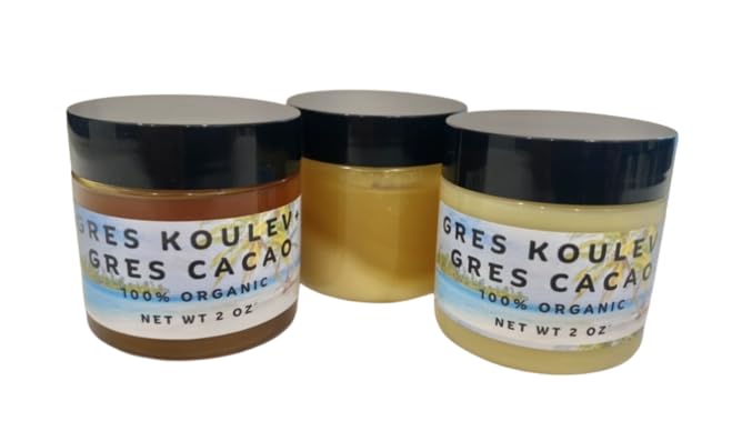 OCS 2 oz Organic Haitian Cacao Oil with Natural Gres Koulev Snake Oil