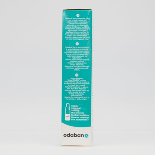 ODABAN Antiperspirant Deodorant – Clinical Strength, Fragrance-Free, Pack of 2 x 1oz
