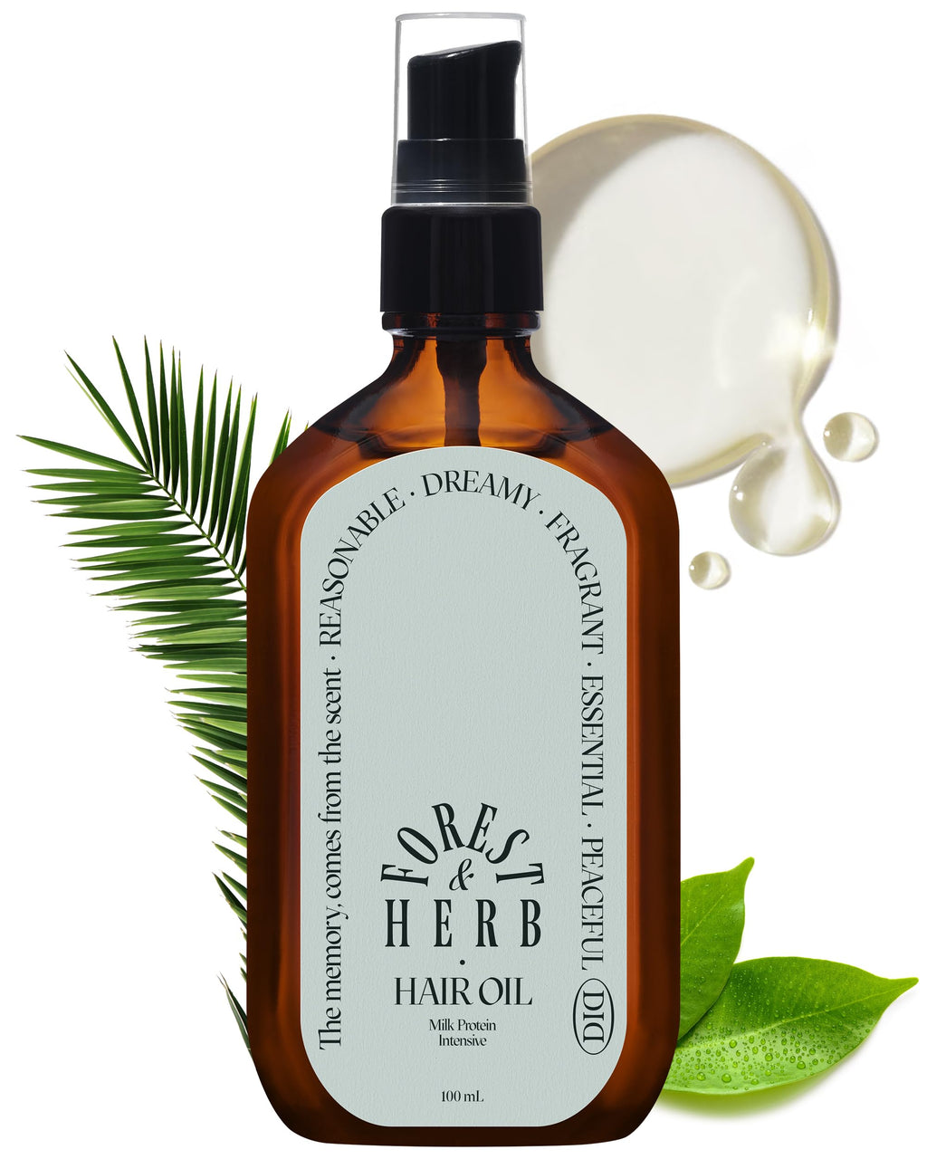 ODID Milk Protein Intensive Hair Oil – Korean Anti-Frizz Nourishing Serum with 10,000ppm Argan Oil (3.38 fl oz)
