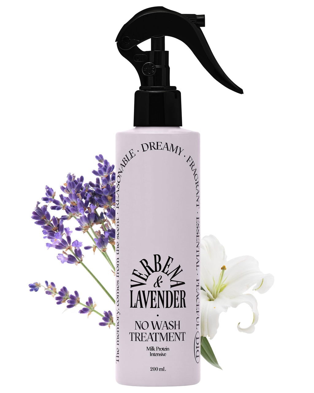 ODID Milk Protein Intensive No-Wash Treatment — Korean Hair Perfume Serum Spray with Verbena Lavender | Anti-Frizz Detangler for Curly & Damaged Hair 6.76 fl oz