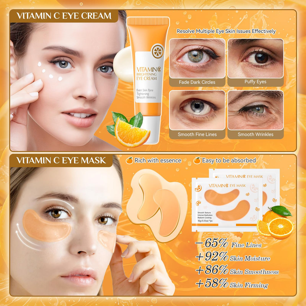 Ofanyia 28-Piece Vitamin C Skincare Set for Teens 10-12 – Complete Routine for Deep Clean & Hydration | Ideal Valentine’s Gift