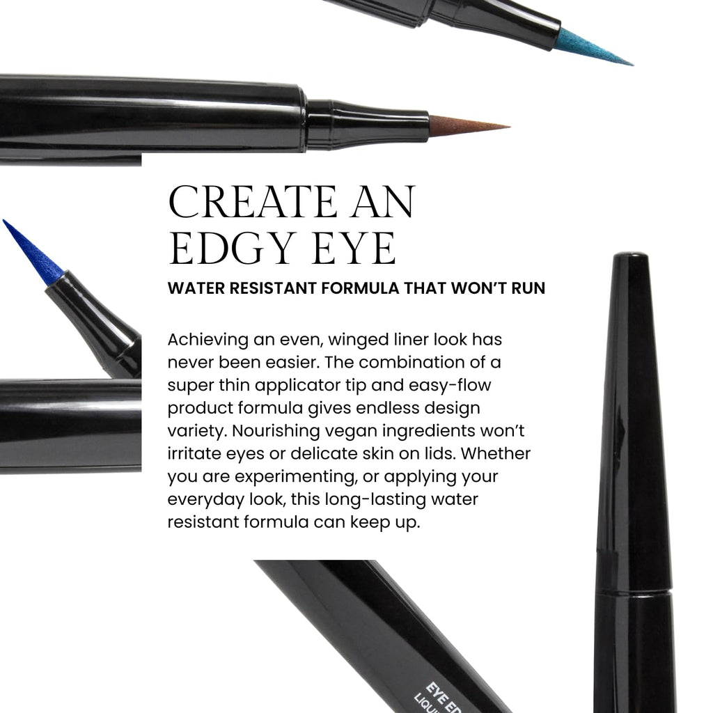 OFIR Eye Edge Liquid Eyeliner Pen | Waterproof Ultra Matte, Soft Tip for Precise Application – Sapphire Navy