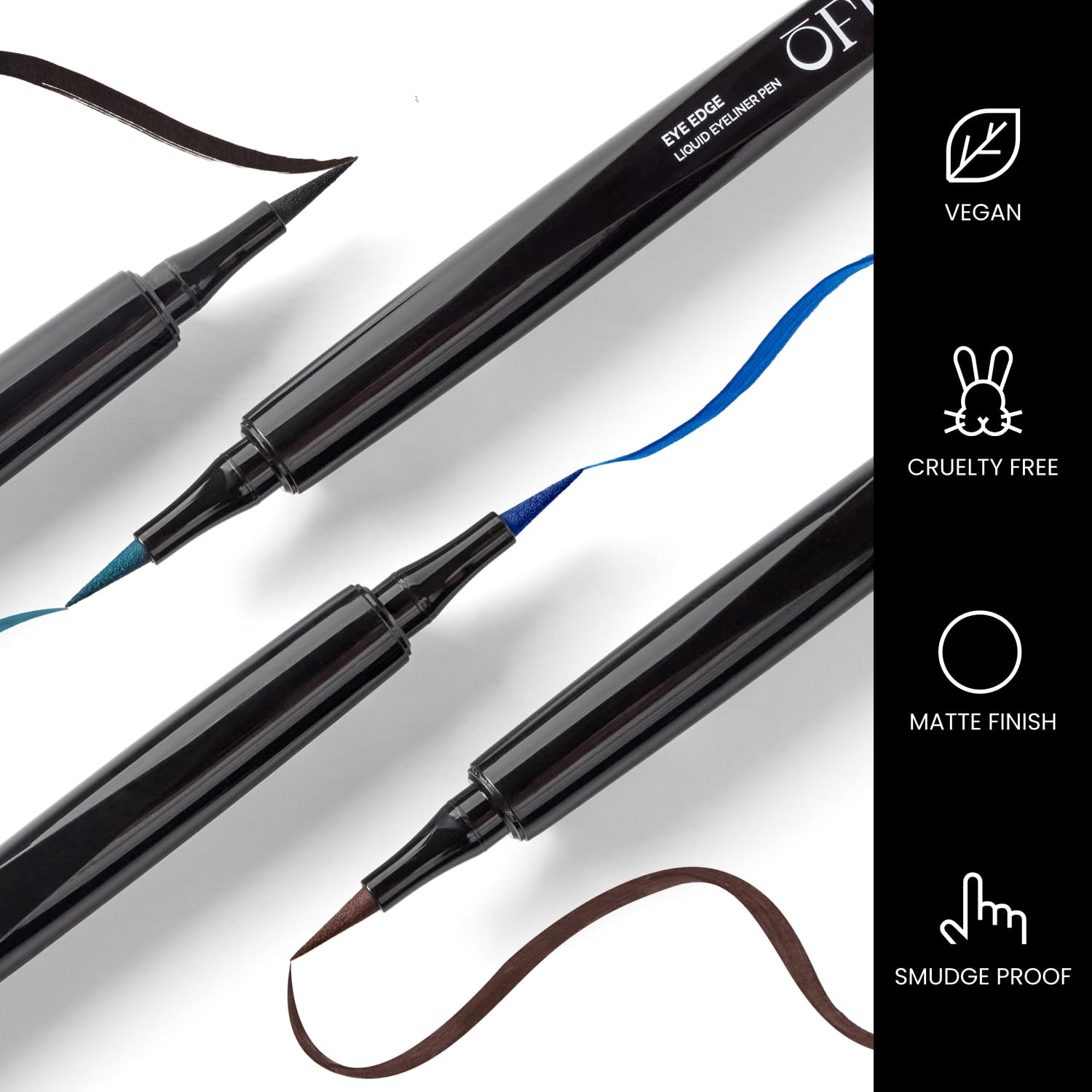 OFIR Eye Edge Liquid Eyeliner Pen | Waterproof Ultra Matte, Soft Tip for Precise Application – Sapphire Navy