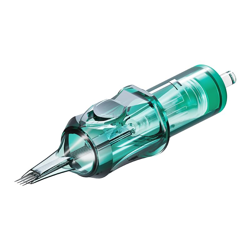OG Green Knight Round Liner Tattoo Needle Cartridges - 20pcs (1209RS) | Ultra-Precise, Durable Medical-Grade