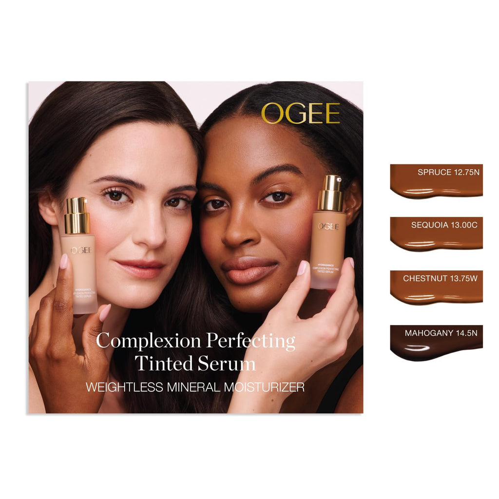 Ogee Complexion Perfecting Liquid Foundation - Mahogany 14.5N Deep Cocoa