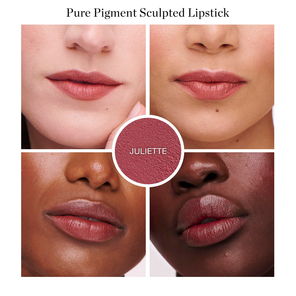 Ogee Full Bloom Sculpted Lipstick (Juliette) – Organic Lipstick with Jojoba Oil & Micro Hyaluronic Acid | 70% Organic, Made in USA