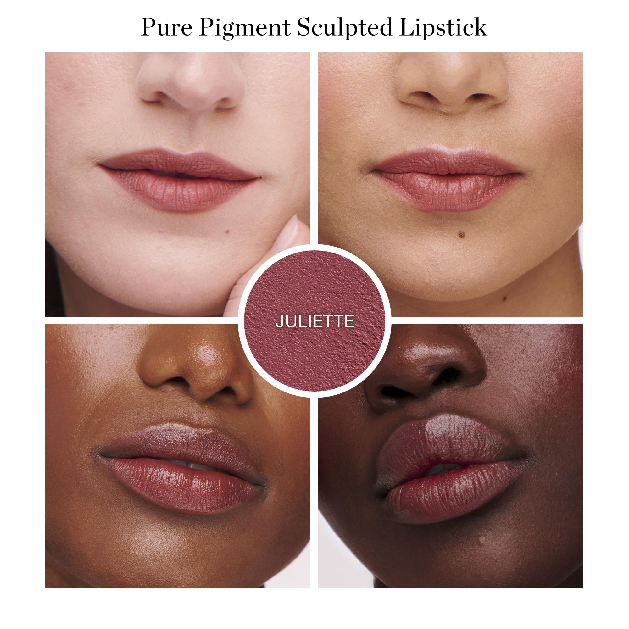 Ogee Full Bloom Sculpted Lipstick (Juliette) – Organic Lipstick with Jojoba Oil & Micro Hyaluronic Acid | 70% Organic, Made in USA