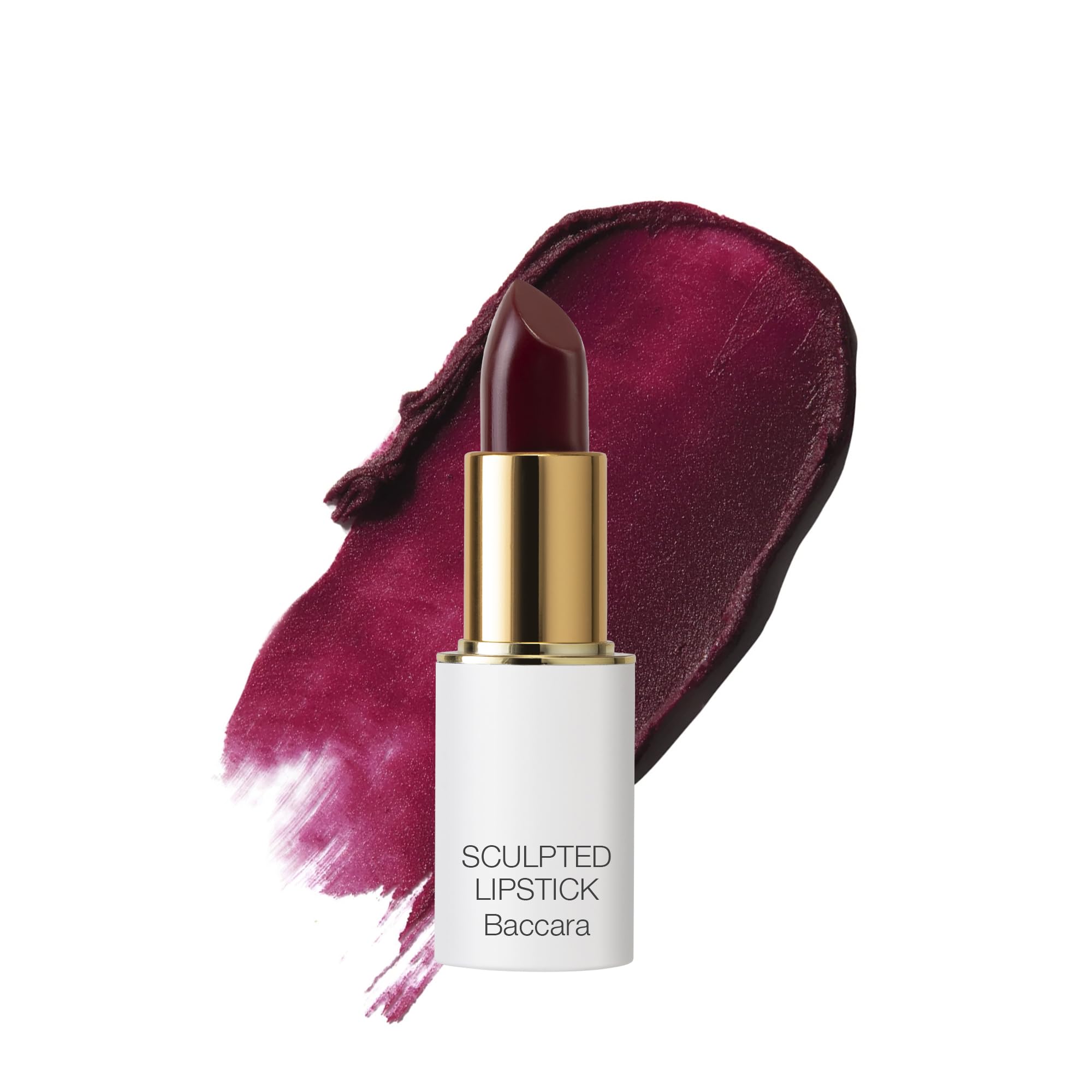 Ogee Full Bloom Sculpted Lipstick Bacarra Deep Wine – 70% Organic, Jojoba Oil, Micro Hyaluronic Acid | Made in USA