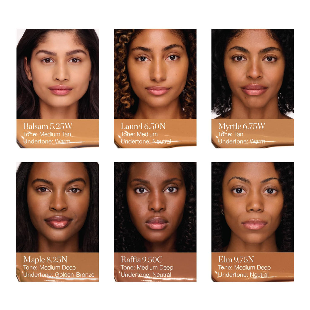 Ogee Complexion Perfecting Under Eye Concealer – Certified Organic Full Coverage RAFFIA 9.50C (Medium Deep, Cool Undertones)