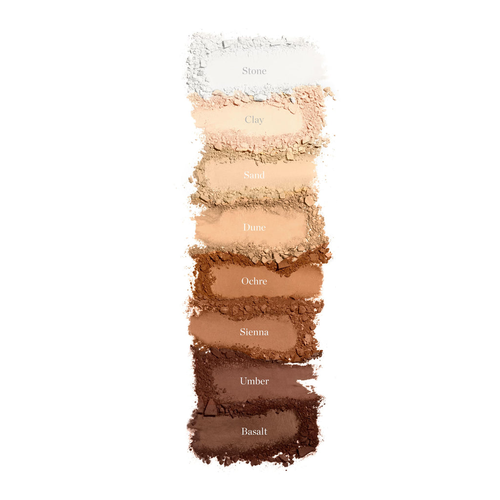 Ogee Sculpted Skin-Perfecting Powder Umber – FULL SET (Case & Refill) | Lightweight, 70% Organic