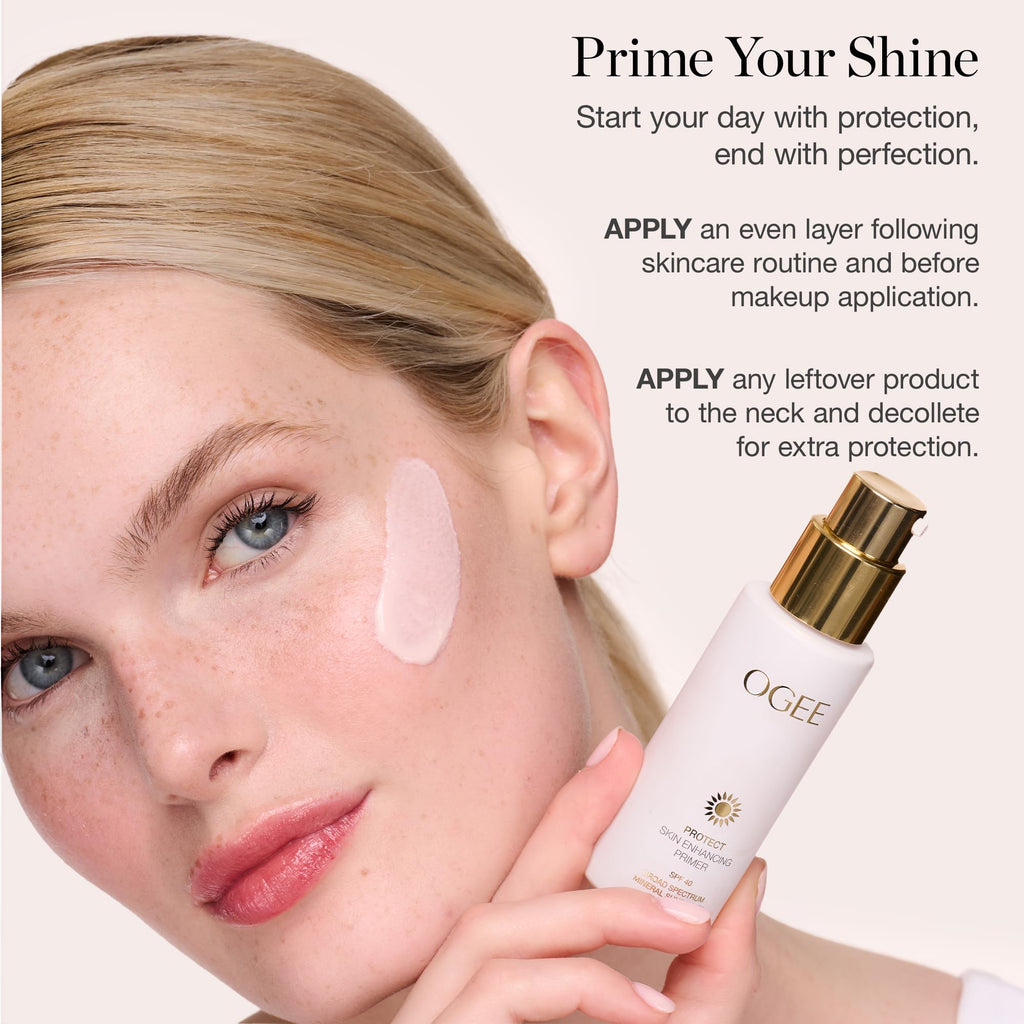 Ogee PROTECT Skin Enhancing Primer SPF 40 - Broad Spectrum Mineral Sunscreen