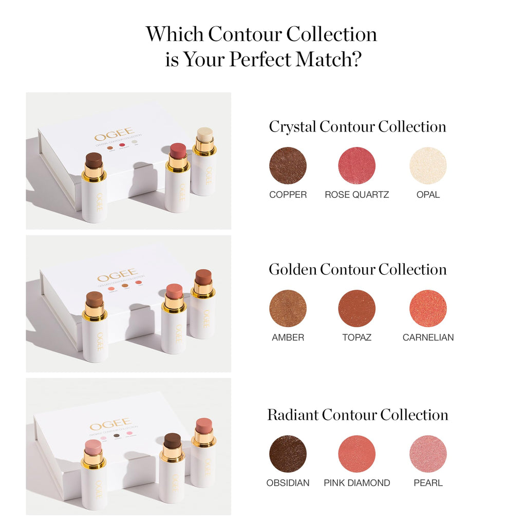 Ogee Sculpted Face Stick Citrine – Certified Organic Bronzer & Highlighter