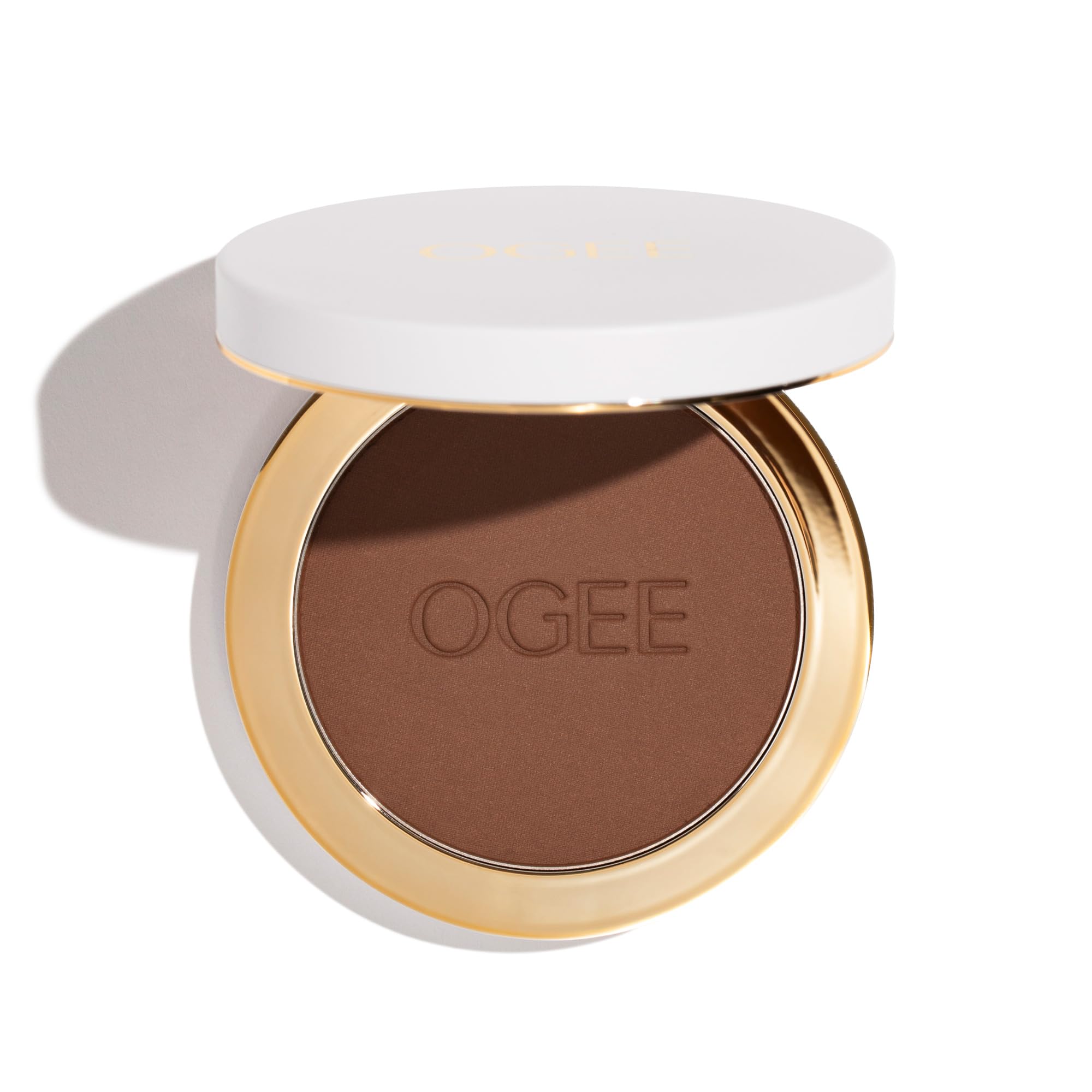 Ogee Sculpted Skin-Perfecting Powder Umber – FULL SET (Case & Refill) | Lightweight, 70% Organic