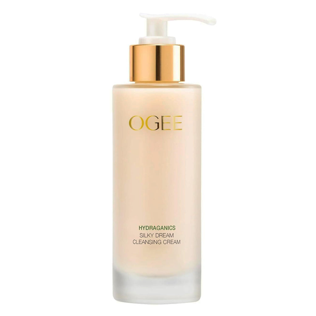 Ogee Silk Dream Facial Cleanser Cream – Certified Organic Daily Cleanser for Hydration, Barrier Support & Softening Fine Lines | 3 oz