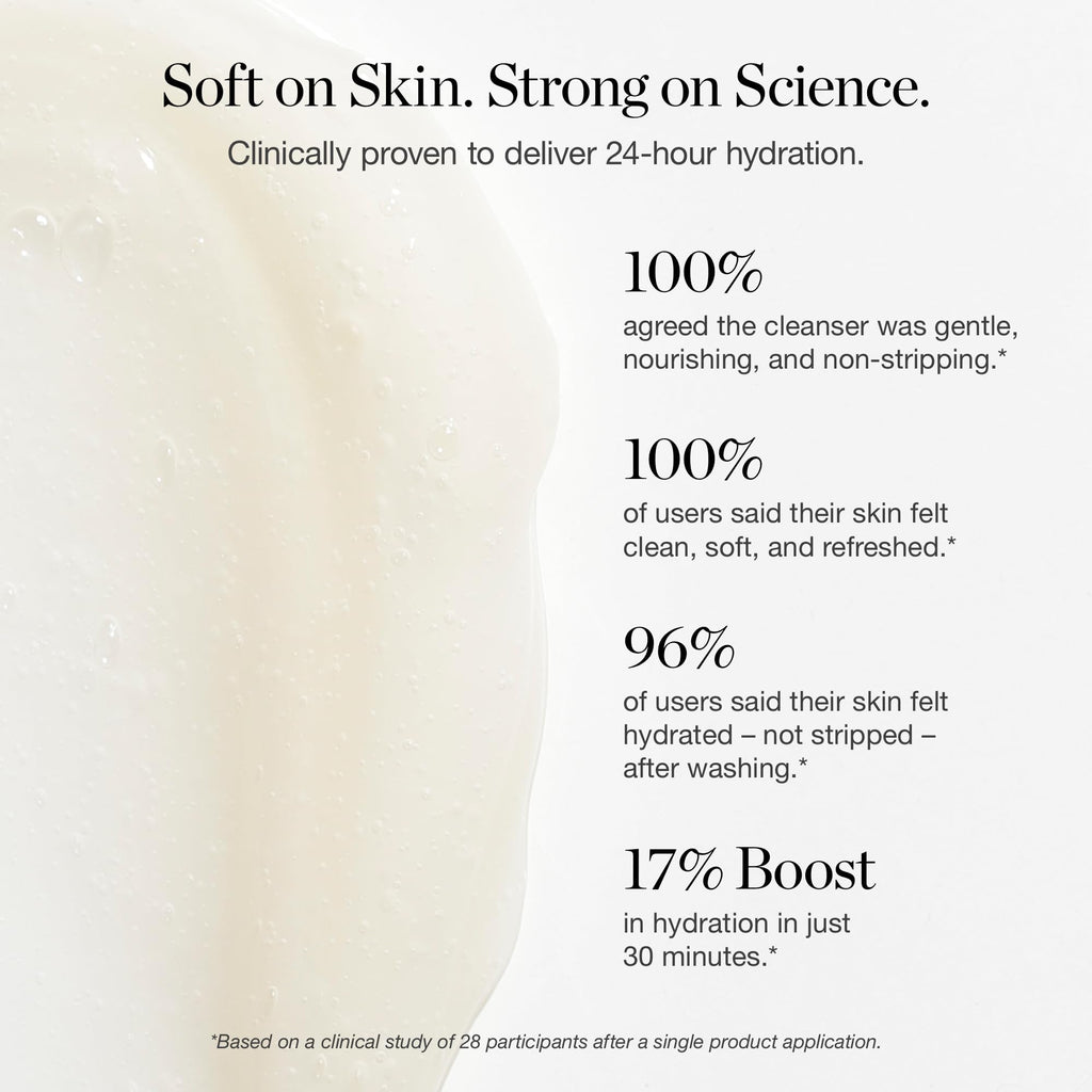 Ogee Silk Dream Facial Cleanser Cream – Certified Organic Daily Cleanser for Hydration, Barrier Support & Softening Fine Lines | 3 oz