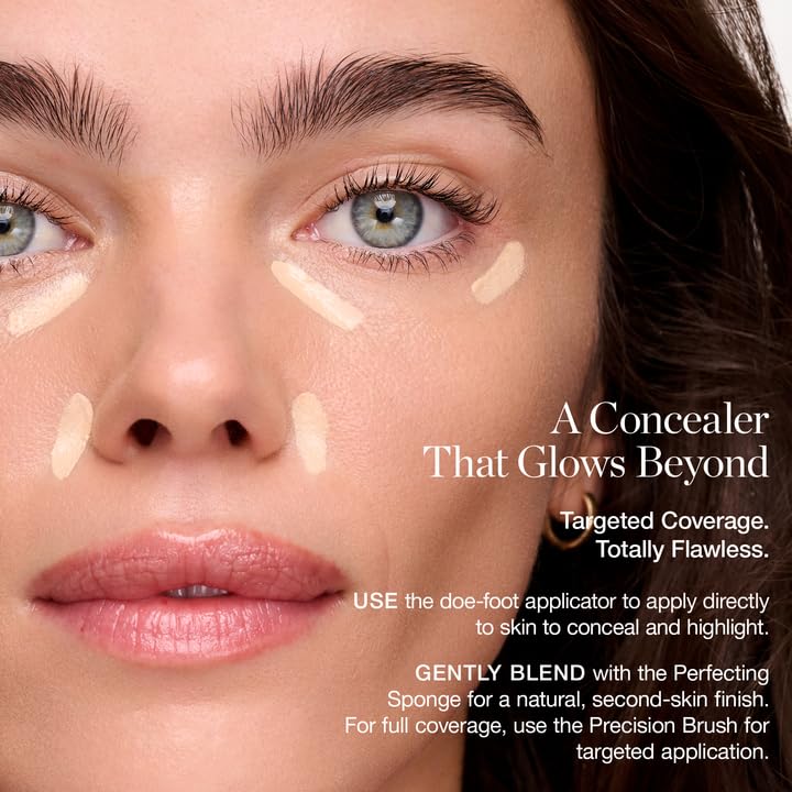 Ogee Complexion Perfecting Under-Eye Concealer - ACACIA 12.25N Deep (Red Undertones) - Organic Full Coverage
