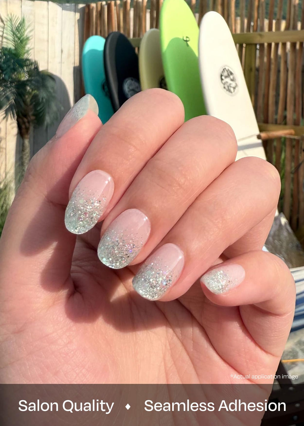 ohora Semi Cured Gel Nail Strips (N Bubble Bomb) – Salon-Quality Nails at Home