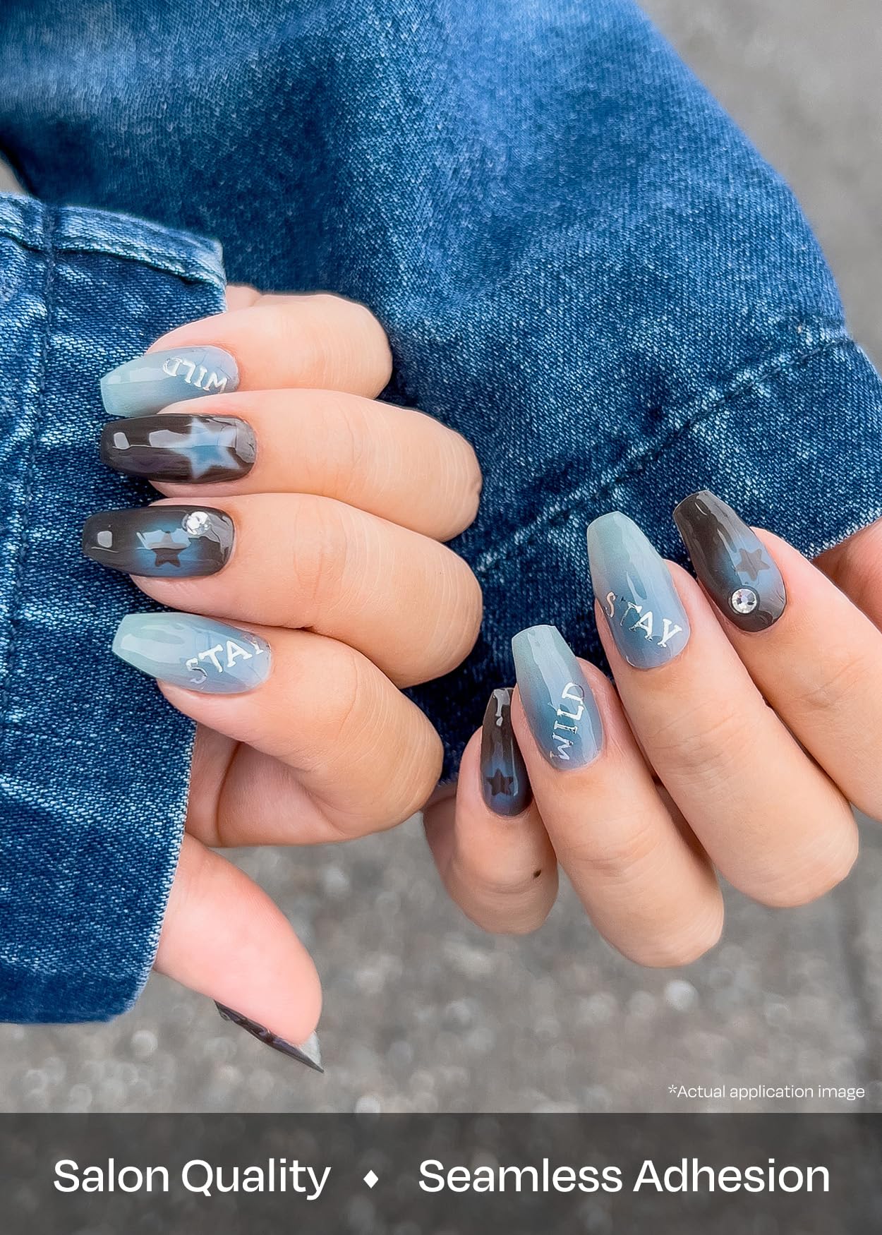 ohora Semi Cured Gel Nail Strips (N Stay Wild) – Salon-Quality Pedi at Home