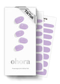ohora Semi Cured Gel Nail Strips N Cream Very Peri – Purple, UV/LED Compatible, Salon-Quality at Home