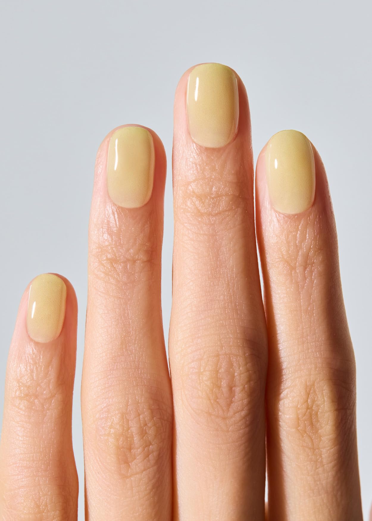 ohora Semi Cured Gel Nail Strips (N Honey Veil) – Salon-Quality Pedi Art That Lasts