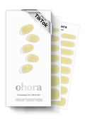 ohora Semi Cured Gel Nail Strips (N Honey Veil) – Salon-Quality Pedi Art That Lasts
