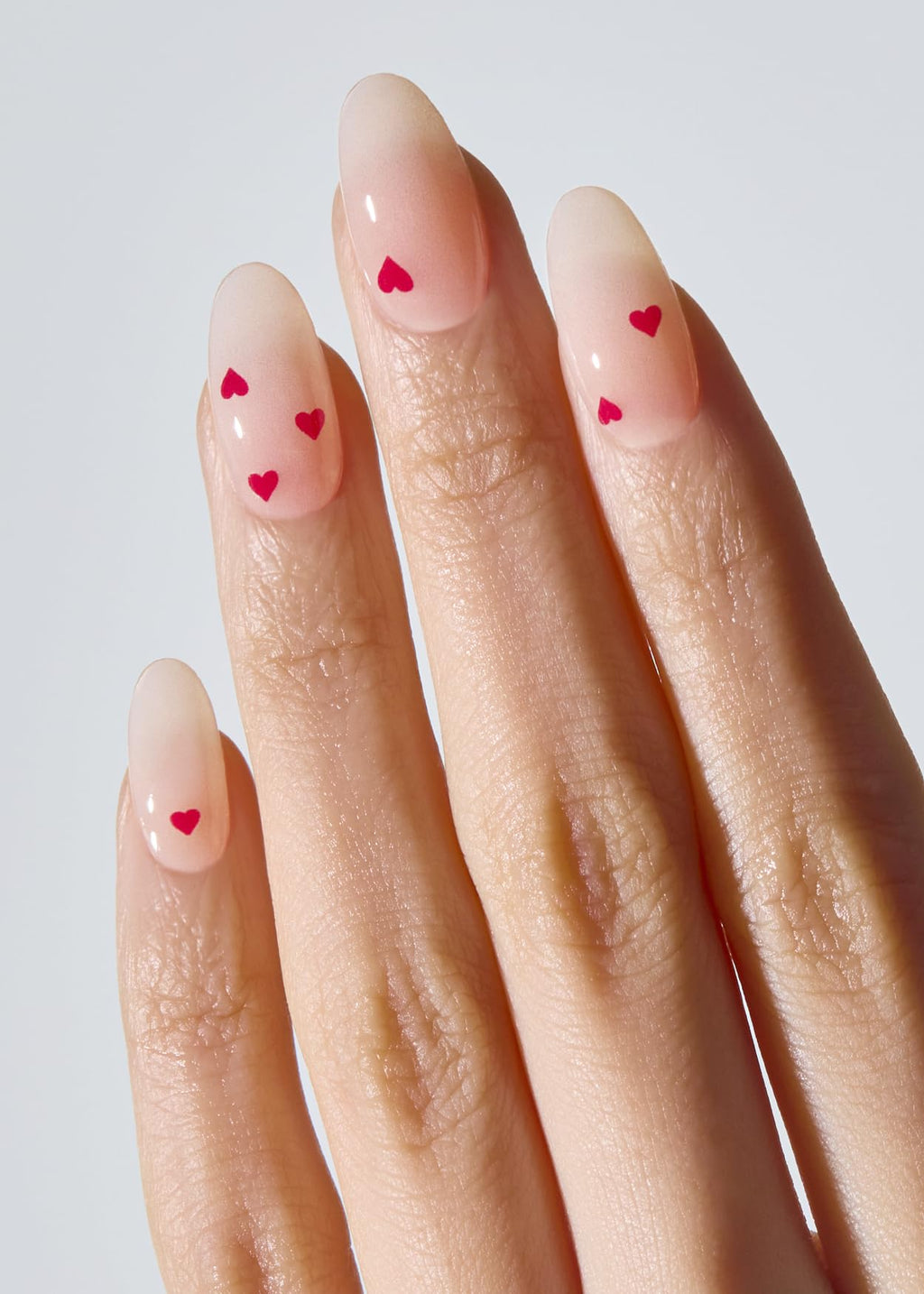 ohora Semi Cured Gel Nail Strips N Mini Heart – Salon-Quality Valentines Nails