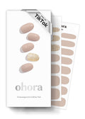 ohora Semi Cured Gel Nail Strips (N Nudist) – Nude, Salon-Quality, Easy Application