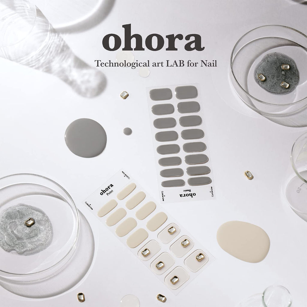 ohora Semi Cured Gel Nail Strips N Pottery - Dark Ombre, Salon-Quality & Easy at-Home Manicure