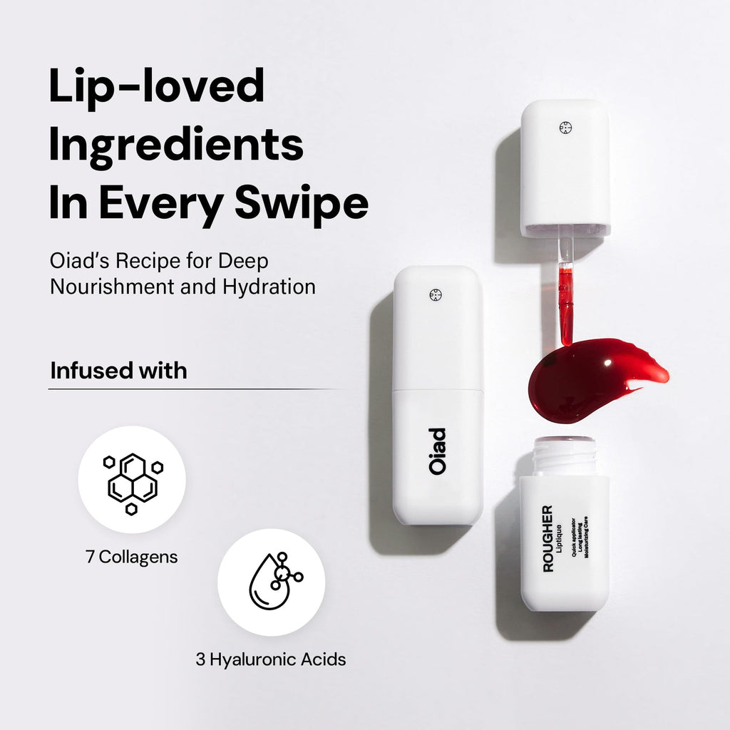 Oiad Liptique Lip Plumping Stain Peel Off – 24H Waterproof Lip Tint (003 BLUNTO)