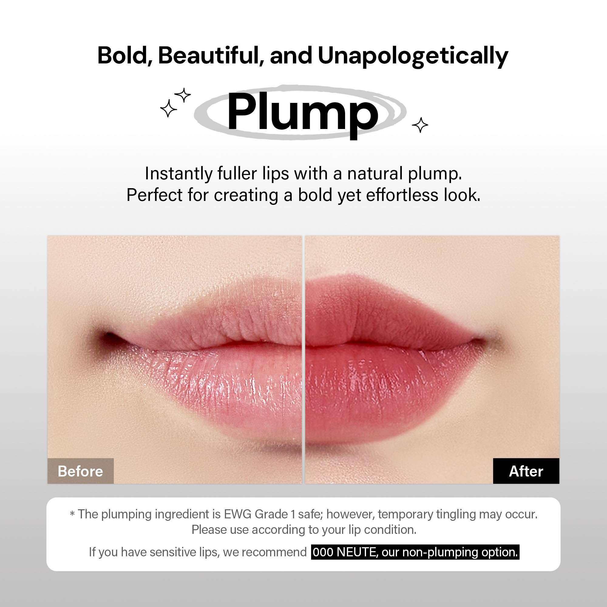 Oiad Liptique Lip Plumping Stain Peel Off – 24H Waterproof Lip Tint (003 BLUNTO)