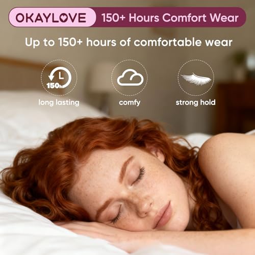 OKAYLOVE Lash Cluster Glue – 2-in-1 Waterproof Bond & Seal for Eyelash Clusters, 150H+ Hold