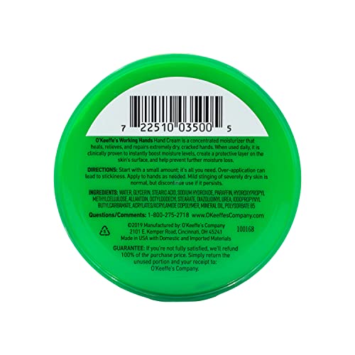 O'Keeffe's Working Hands Hand Cream in Jar (8 Pack) – 3.2 oz Each