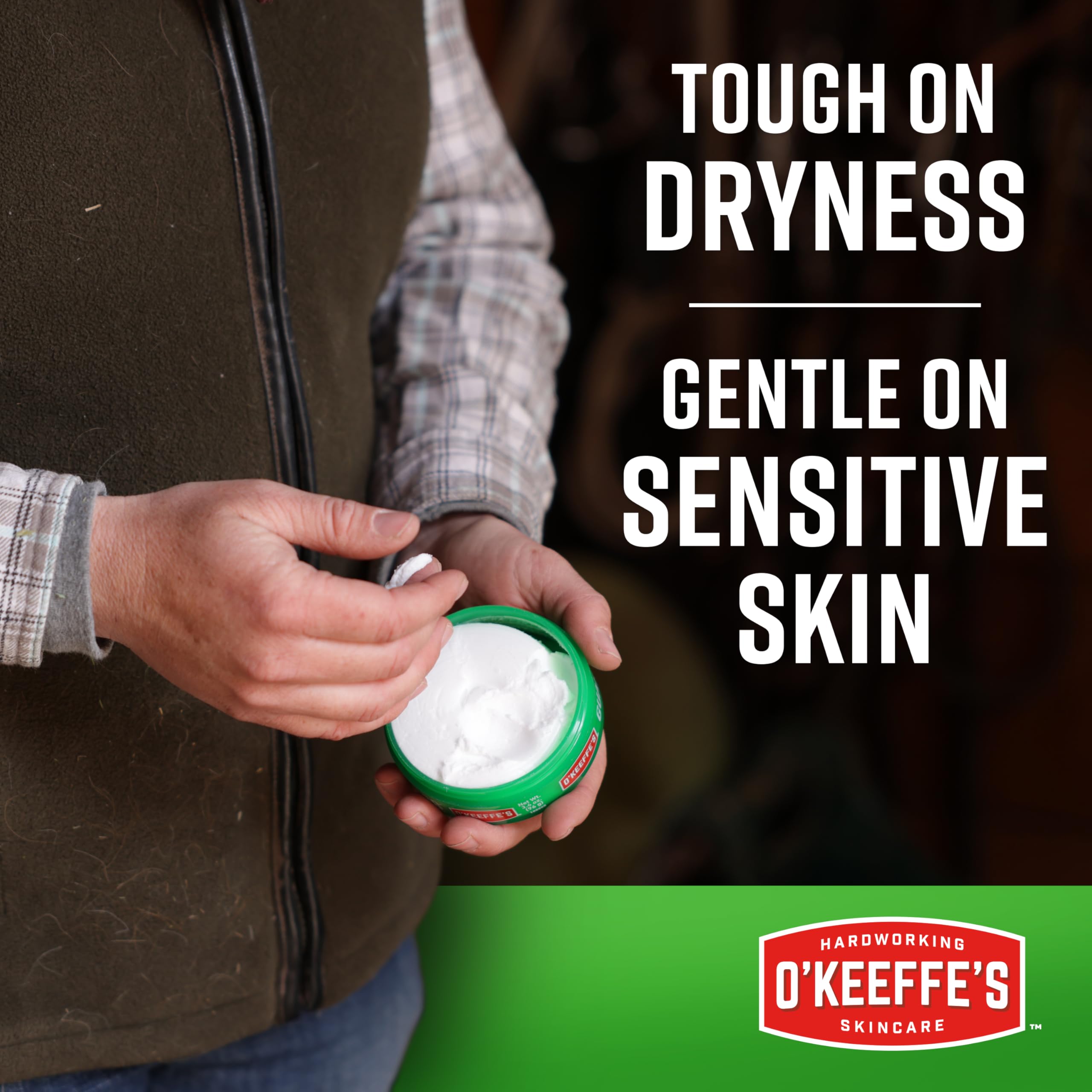 O'Keeffe's Working Hands Hand Cream – 3.4 oz Jar (2-Pack) for Extreme Dryness