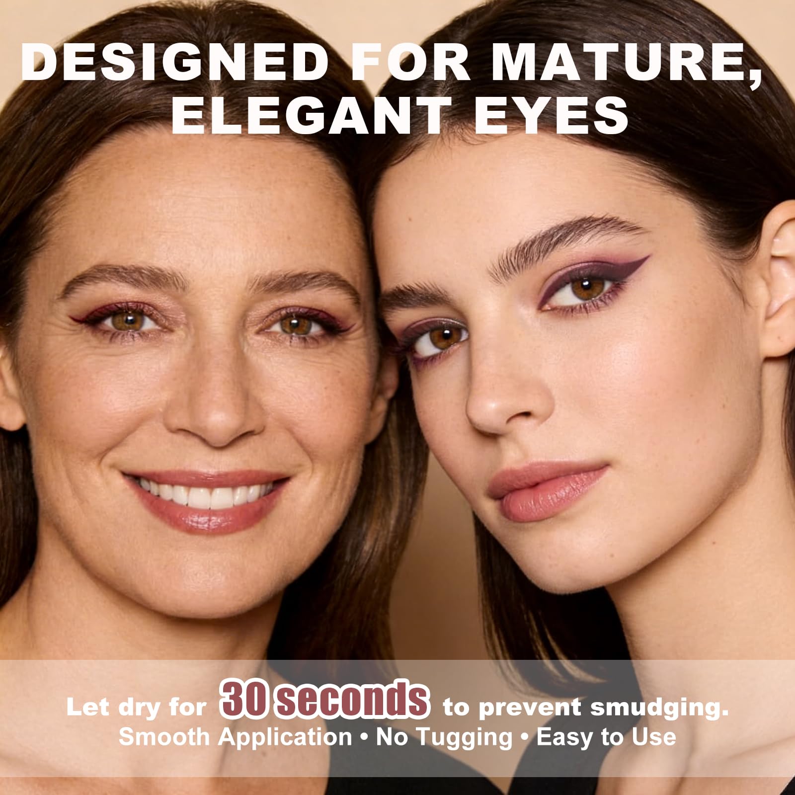Okerker Brown Gel Eyeliner Pencil – Waterproof, Smudge-Proof, Long-Lasting with Built-In Sharpener