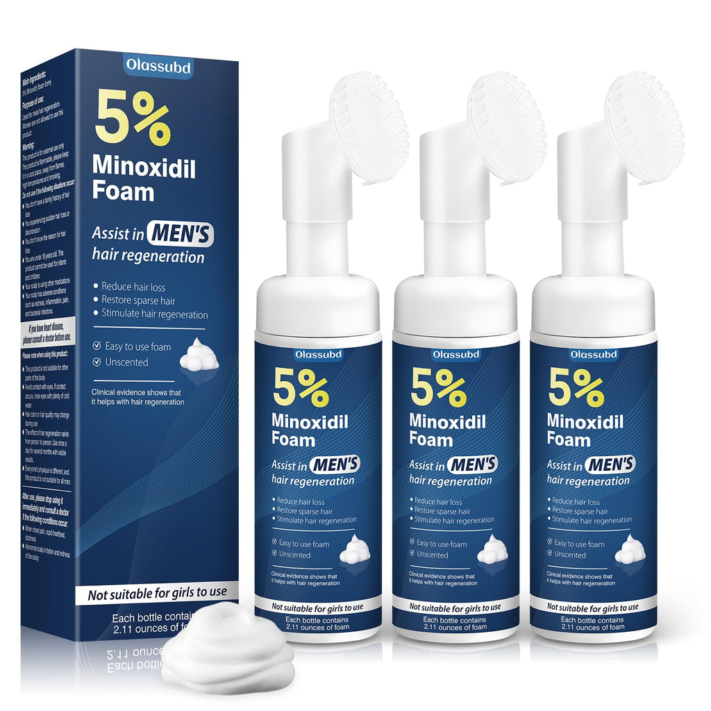 Olassubd Minoxidil 5% Foam for Men – Hair Growth Solution